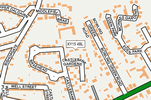 KY15 4BL map - OS OpenMap – Local (Ordnance Survey)