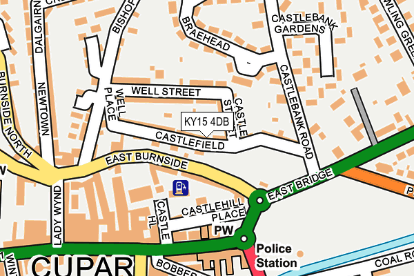 KY15 4DB map - OS OpenMap – Local (Ordnance Survey)