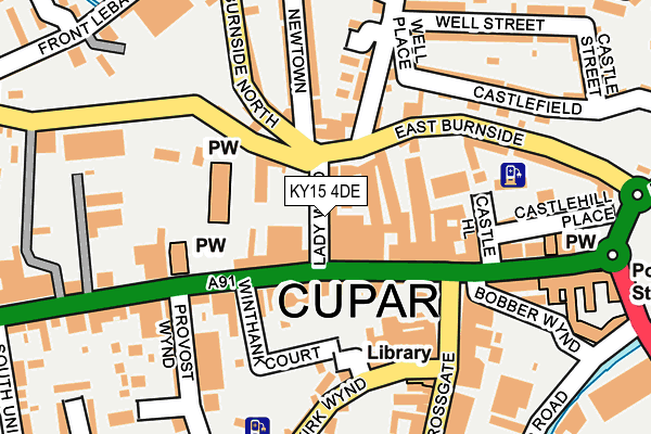 KY15 4DE map - OS OpenMap – Local (Ordnance Survey)