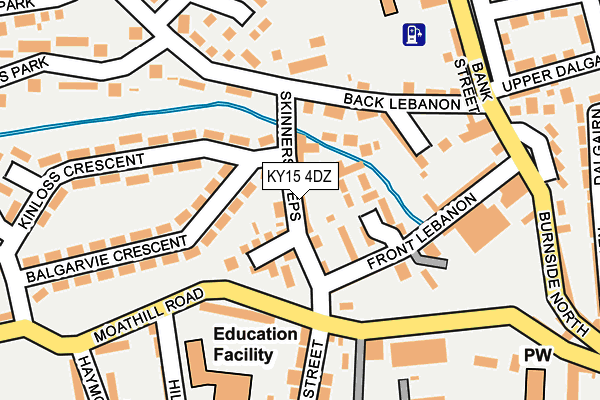 KY15 4DZ map - OS OpenMap – Local (Ordnance Survey)