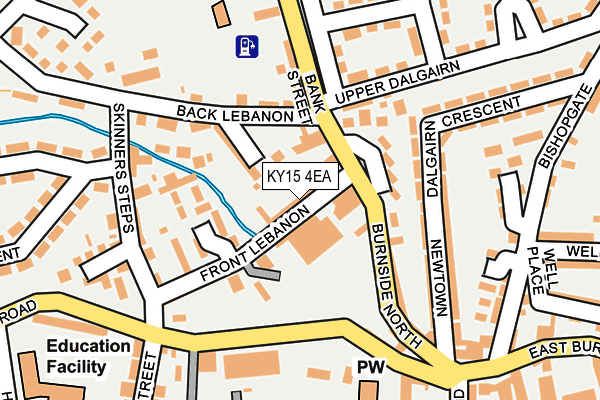 KY15 4EA map - OS OpenMap – Local (Ordnance Survey)