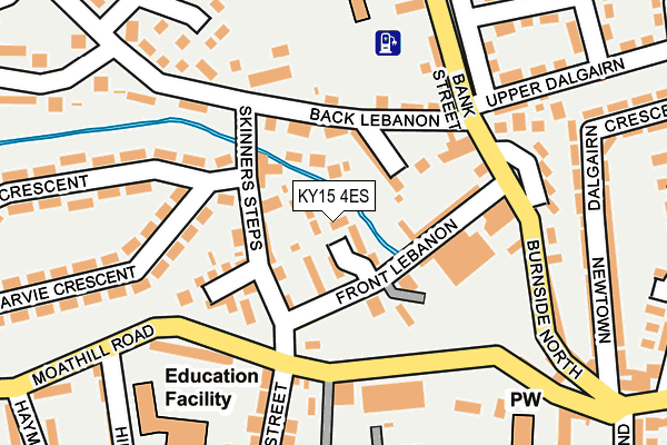 KY15 4ES map - OS OpenMap – Local (Ordnance Survey)