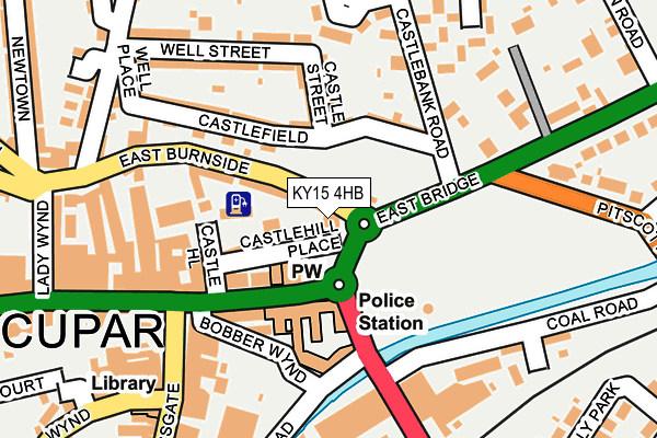 KY15 4HB map - OS OpenMap – Local (Ordnance Survey)