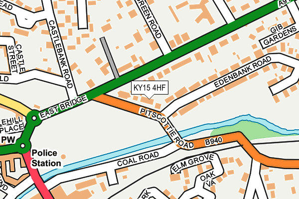 KY15 4HF map - OS OpenMap – Local (Ordnance Survey)