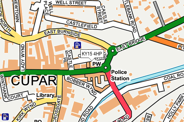 KY15 4HP map - OS OpenMap – Local (Ordnance Survey)