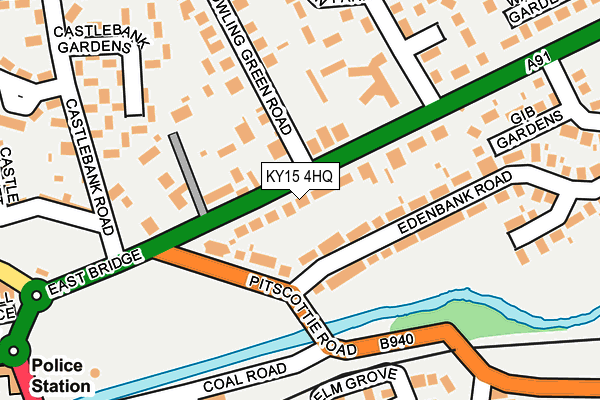 KY15 4HQ map - OS OpenMap – Local (Ordnance Survey)