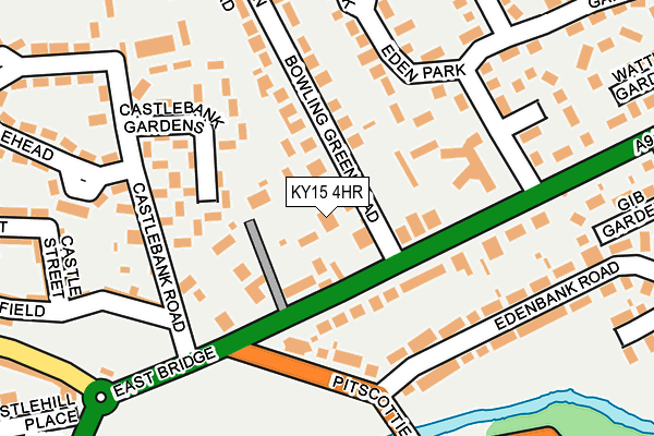 KY15 4HR map - OS OpenMap – Local (Ordnance Survey)
