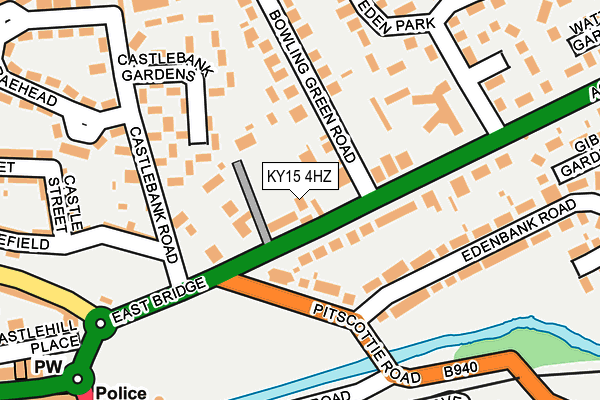 KY15 4HZ map - OS OpenMap – Local (Ordnance Survey)