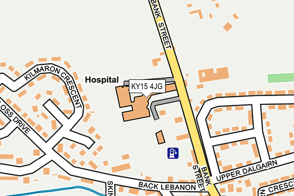 KY15 4JG map - OS OpenMap – Local (Ordnance Survey)