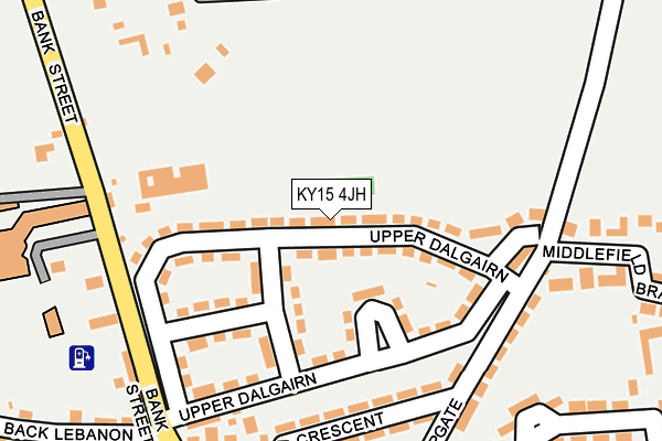 KY15 4JH map - OS OpenMap – Local (Ordnance Survey)