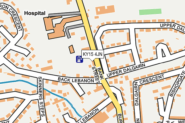 KY15 4JN map - OS OpenMap – Local (Ordnance Survey)