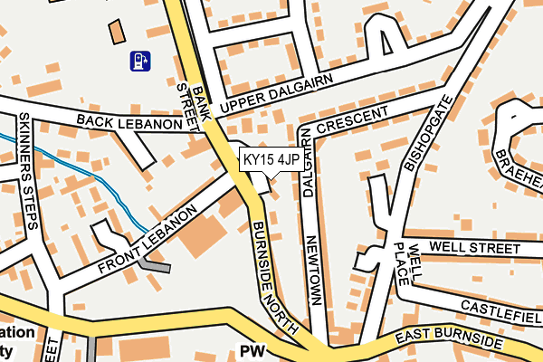 KY15 4JP map - OS OpenMap – Local (Ordnance Survey)