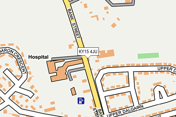 KY15 4JU map - OS OpenMap – Local (Ordnance Survey)