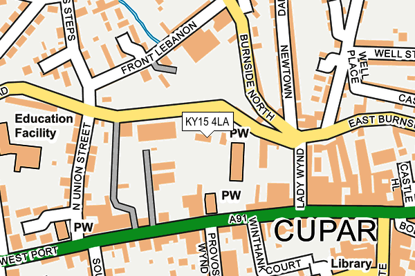KY15 4LA map - OS OpenMap – Local (Ordnance Survey)