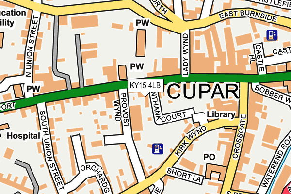 KY15 4LB map - OS OpenMap – Local (Ordnance Survey)