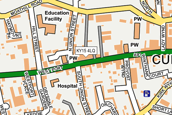 KY15 4LQ map - OS OpenMap – Local (Ordnance Survey)