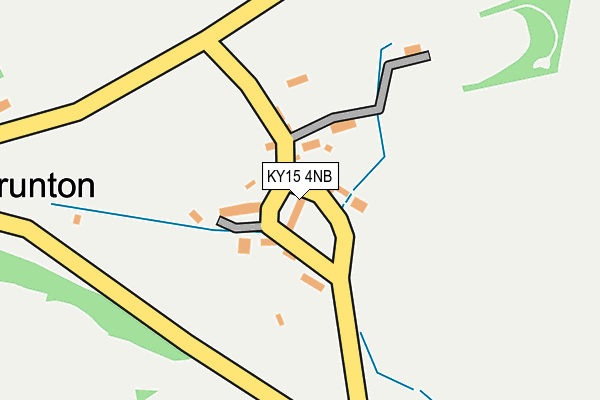 KY15 4NB map - OS OpenMap – Local (Ordnance Survey)