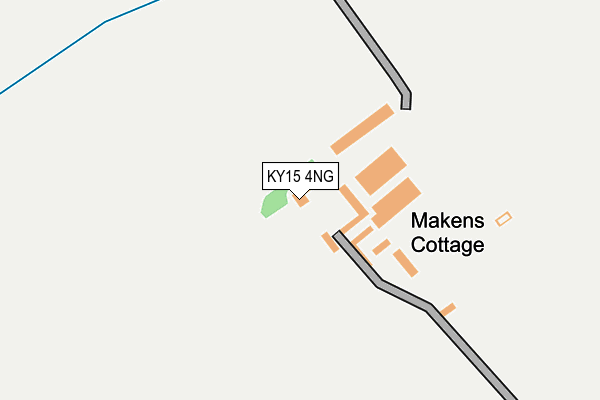 KY15 4NG map - OS OpenMap – Local (Ordnance Survey)