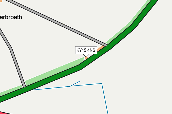 KY15 4NS map - OS OpenMap – Local (Ordnance Survey)