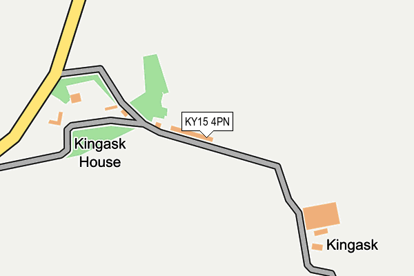 KY15 4PN map - OS OpenMap – Local (Ordnance Survey)