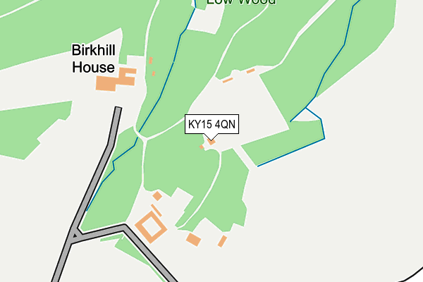 KY15 4QN map - OS OpenMap – Local (Ordnance Survey)