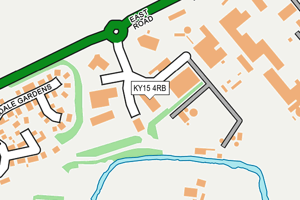KY15 4RB map - OS OpenMap – Local (Ordnance Survey)