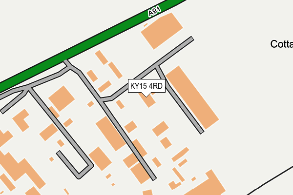 KY15 4RD map - OS OpenMap – Local (Ordnance Survey)