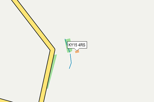 KY15 4RS map - OS OpenMap – Local (Ordnance Survey)