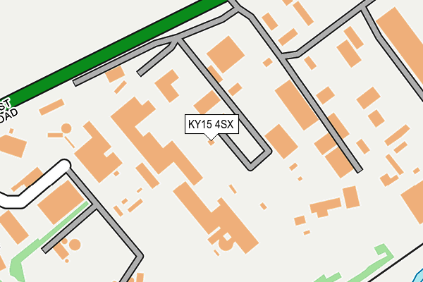 KY15 4SX map - OS OpenMap – Local (Ordnance Survey)