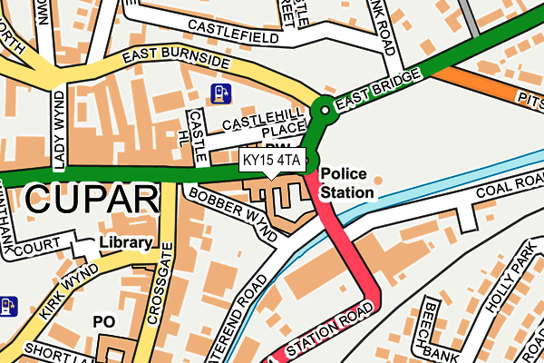 KY15 4TA map - OS OpenMap – Local (Ordnance Survey)