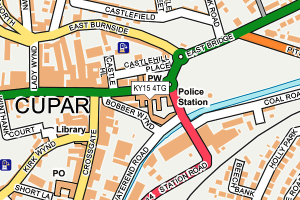 KY15 4TG map - OS OpenMap – Local (Ordnance Survey)