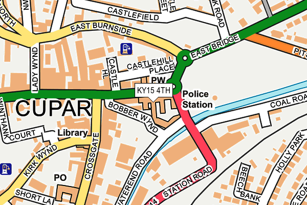 KY15 4TH map - OS OpenMap – Local (Ordnance Survey)
