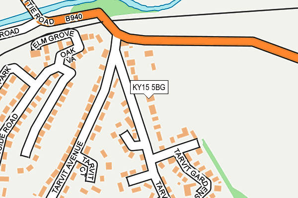KY15 5BG map - OS OpenMap – Local (Ordnance Survey)