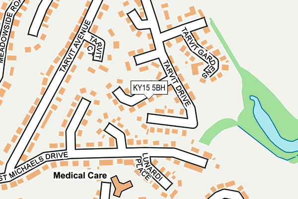 KY15 5BH map - OS OpenMap – Local (Ordnance Survey)