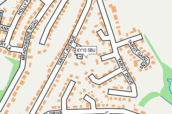 KY15 5BU map - OS OpenMap – Local (Ordnance Survey)