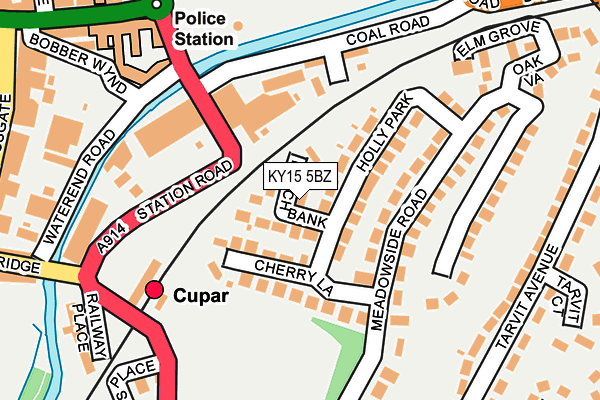 KY15 5BZ map - OS OpenMap – Local (Ordnance Survey)