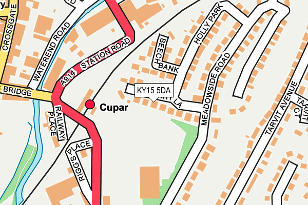 KY15 5DA map - OS OpenMap – Local (Ordnance Survey)