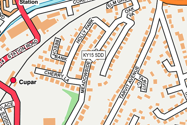 Map of FYVCLOTHING LTD at local scale