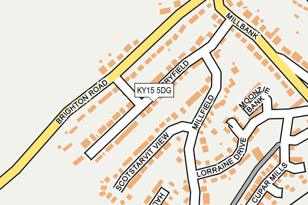 KY15 5DG map - OS OpenMap – Local (Ordnance Survey)