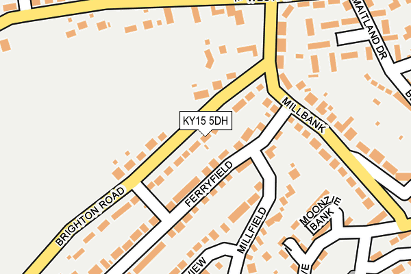 KY15 5DH map - OS OpenMap – Local (Ordnance Survey)