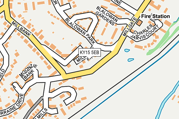 KY15 5EB map - OS OpenMap – Local (Ordnance Survey)