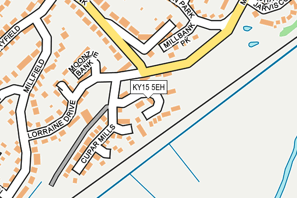 KY15 5EH map - OS OpenMap – Local (Ordnance Survey)