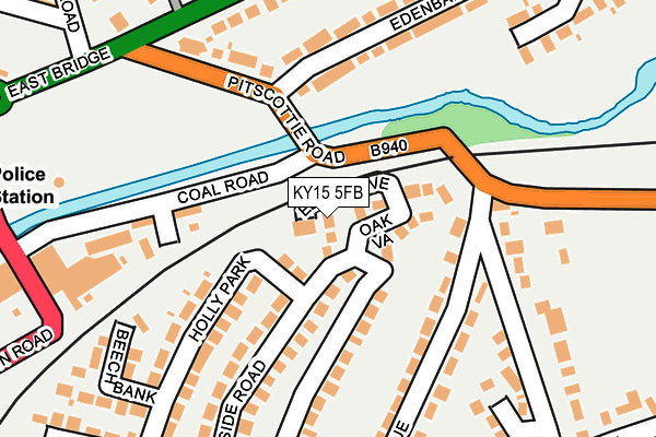KY15 5FB map - OS OpenMap – Local (Ordnance Survey)