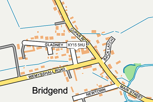 KY15 5HU map - OS OpenMap – Local (Ordnance Survey)