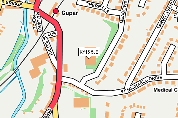 KY15 5JE map - OS OpenMap – Local (Ordnance Survey)