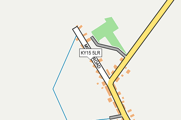 KY15 5LR map - OS OpenMap – Local (Ordnance Survey)