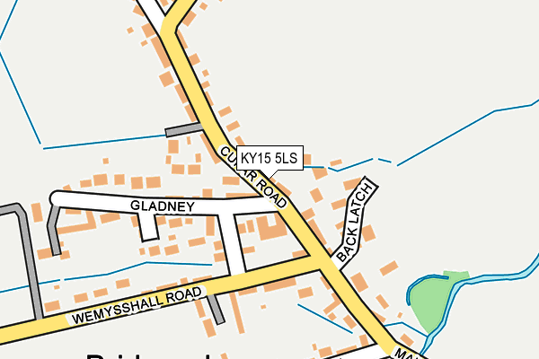 KY15 5LS map - OS OpenMap – Local (Ordnance Survey)