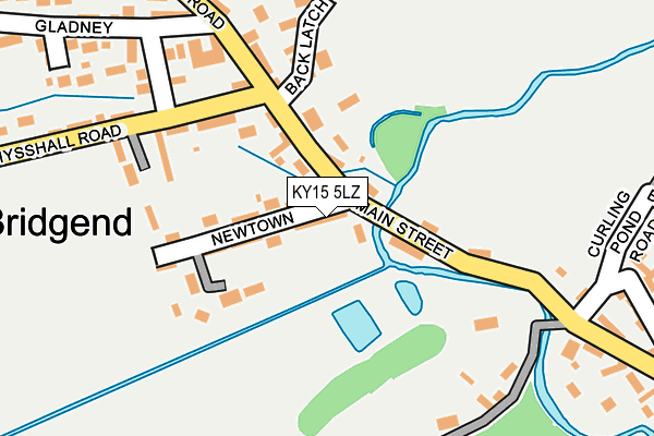 KY15 5LZ map - OS OpenMap – Local (Ordnance Survey)