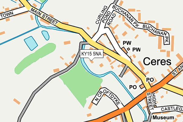 KY15 5NA map - OS OpenMap – Local (Ordnance Survey)