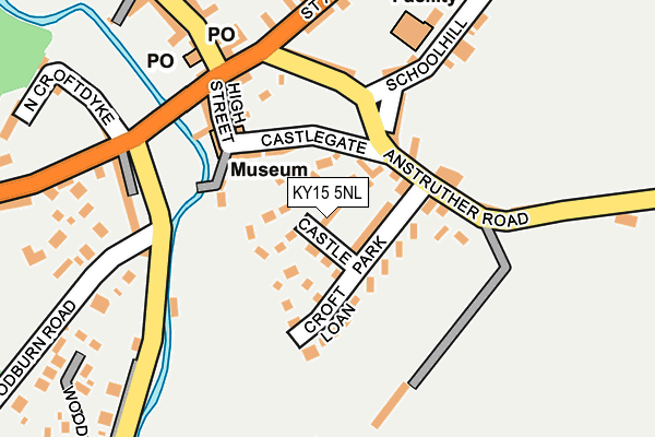 KY15 5NL map - OS OpenMap – Local (Ordnance Survey)